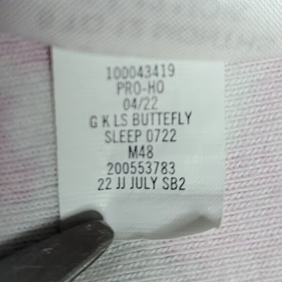 Janie and Jack Baby Good Night Footed Pajamas In Butterfly Sleep Sz 6-12mos - Picture 7 of 7